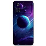 Gramaphone Poco M4 Pro 4G ile Uyumlu Uzay Desenli Telefon Kılıfı + Ekran Koruyucu - 5866