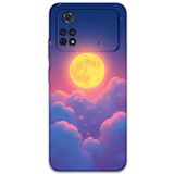 Gramaphone Poco M4 Pro 4G ile Uyumlu Uzay Desenli Telefon Kılıfı + Ekran Koruyucu - 5869