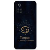 Gramaphone Poco M4 Pro 4G ile Uyumlu Yengeç Burcu Desenli Telefon Kılıfı + Ekran Koruyucu - 5771