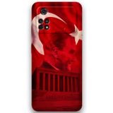 Gramaphone Poco M4 Pro 4G Uyumlu Atatürk Desenli Telefon Kılıfı + Ekran Koruyucu - 5848