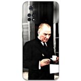 Gramaphone Poco M4 Pro 4G Uyumlu Atatürk Desenli Telefon Kılıfı + Ekran Koruyucu - 5850