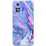 Gramaphone Poco M4 Pro 4G Uyumlu Mermer Desenli Telefon Kılıfı + Ekran Koruyucu - 5816