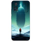 Gramaphone Poco M4 Pro 4G Uyumlu Uzay Desenli Telefon Kılıfı + Ekran Koruyucu - 5864
