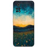 Gramaphone Poco M4 Pro 4G Uyumlu Uzay Desenli Telefon Kılıfı + Ekran Koruyucu - 5871