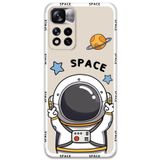 Gramaphone Poco M4 Pro 5G ile Uyumlu Astronot Desenli Telefon Kılıfı + Ekran Koruyucu - 5865