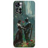 Gramaphone Poco M4 Pro 5G ile Uyumlu Retro Desenli Telefon Kılıfı + Ekran Koruyucu - 5839