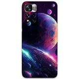 Gramaphone Poco M4 Pro 5G Uyumlu Uzay Desenli Telefon Kılıfı + Ekran Koruyucu - 5862
