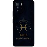 Gramaphone Poco X3 Gt Uyumlu Balık Burcu Desenli Telefon Kılıfı + Ekran Koruyucu - 5779