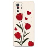 Gramaphone Poco X3 Gt Uyumlu Çiçek Desenli Telefon Kılıfı + Ekran Koruyucu - 5789
