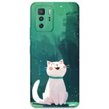 Gramaphone Poco X3 Gt Uyumlu Kedi Desenli Telefon Kılıfı + Ekran Koruyucu - 5781