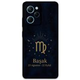 Gramaphone Poco x5 Pro ile Uyumlu Başak Burcu Desenli Telefon Kılıfı + Ekran Koruyucu - 5773