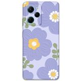 Gramaphone Poco x5 Pro ile Uyumlu Çiçek Desenli Telefon Kılıfı + Ekran Koruyucu - 5799