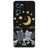 Gramaphone Poco x5 Pro ile Uyumlu Kedi Desenli Telefon Kılıfı + Ekran Koruyucu - 5809