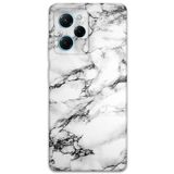 Gramaphone Poco x5 Pro ile Uyumlu Mermer Desenli Telefon Kılıfı + Ekran Koruyucu - 5817