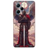 Gramaphone Poco x5 Pro ile Uyumlu Retro Desenli Telefon Kılıfı + Ekran Koruyucu - 5837