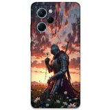 Gramaphone Poco x5 Pro ile Uyumlu Retro Desenli Telefon Kılıfı + Ekran Koruyucu - 5842