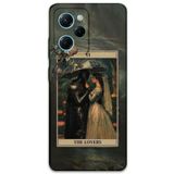 Gramaphone Poco x5 Pro ile Uyumlu Retro Desenli Telefon Kılıfı + Ekran Koruyucu - 5846