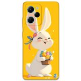 Gramaphone Poco x5 Pro ile Uyumlu Tavşan Desenli Telefon Kılıfı + Ekran Koruyucu - 5807