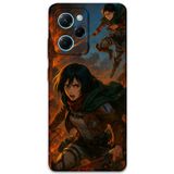 Gramaphone Poco X5 Pro Uyumlu Anime Desenli Telefon Kılıfı + Ekran Koruyucu - 5744
