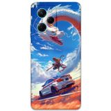 Gramaphone Poco X5 Pro Uyumlu Araba Desenli Telefon Kılıfı + Ekran Koruyucu - 5764