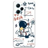 Gramaphone Poco X5 Pro Uyumlu Astronot Desenli Telefon Kılıfı + Ekran Koruyucu - 5858