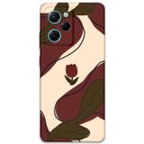 Gramaphone Poco X5 Pro Uyumlu Çiçek Desenli Telefon Kılıfı + Ekran Koruyucu - 5790