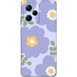 Gramaphone Poco X5 Pro Uyumlu Çiçek Desenli Telefon Kılıfı + Ekran Koruyucu - 5799