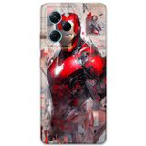 Gramaphone Poco X5 Pro Uyumlu İronman Desenli Telefon Kılıfı + Ekran Koruyucu - 5828