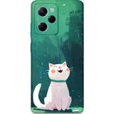 Gramaphone Poco X5 Pro Uyumlu Kedi Desenli Telefon Kılıfı + Ekran Koruyucu - 5781