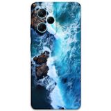 Gramaphone Poco X5 Pro Uyumlu Mermer Desenli Telefon Kılıfı + Ekran Koruyucu - 5810