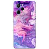 Gramaphone Poco X5 Pro Uyumlu Mermer Desenli Telefon Kılıfı + Ekran Koruyucu - 5813