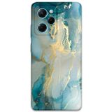 Gramaphone Poco X5 Pro Uyumlu Mermer Desenli Telefon Kılıfı + Ekran Koruyucu - 5814