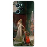 Gramaphone Poco X5 Pro Uyumlu Retro Desenli Telefon Kılıfı + Ekran Koruyucu - 5835