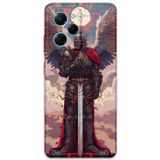 Gramaphone Poco X5 Pro Uyumlu Retro Desenli Telefon Kılıfı + Ekran Koruyucu - 5837