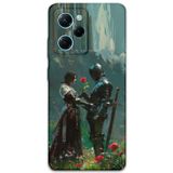 Gramaphone Poco X5 Pro Uyumlu Retro Desenli Telefon Kılıfı + Ekran Koruyucu - 5839
