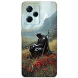Gramaphone Poco X5 Pro Uyumlu Retro Desenli Telefon Kılıfı + Ekran Koruyucu - 5840