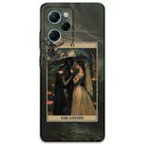 Gramaphone Poco X5 Pro Uyumlu Retro Desenli Telefon Kılıfı + Ekran Koruyucu - 5846