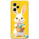 Gramaphone Poco X5 Pro Uyumlu Tavşan Desenli Telefon Kılıfı + Ekran Koruyucu - 5806