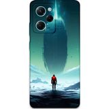 Gramaphone Poco X5 Pro Uyumlu Uzay Desenli Telefon Kılıfı + Ekran Koruyucu - 5864