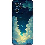 Gramaphone Poco X5 Pro Uyumlu Uzay Desenli Telefon Kılıfı + Ekran Koruyucu - 5868