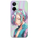 Gramaphone Realme 10 4G ile Uyumlu Anime Desenli Telefon Kılıfı + Ekran Koruyucu - 5743