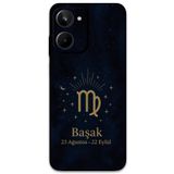 Gramaphone Realme 10 4G ile Uyumlu Başak Burcu Desenli Telefon Kılıfı + Ekran Koruyucu - 5773
