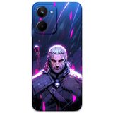 Gramaphone Realme 10 4G ile Uyumlu Geralt Desenli Telefon Kılıfı + Ekran Koruyucu - 5826