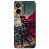 Gramaphone Realme 10 4G ile Uyumlu Retro Desenli Telefon Kılıfı + Ekran Koruyucu - 5834