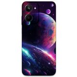 Gramaphone Realme 10 4G ile Uyumlu Uzay Desenli Telefon Kılıfı + Ekran Koruyucu - 5862