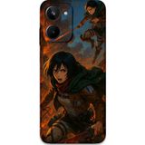 Gramaphone Realme 10 4G Uyumlu Anime Desenli Telefon Kılıfı + Ekran Koruyucu - 5744