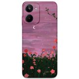 Gramaphone Realme 10 4G Uyumlu Çiçek Desenli Telefon Kılıfı + Ekran Koruyucu - 5793