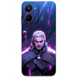 Gramaphone Realme 10 4G Uyumlu Geralt Desenli Telefon Kılıfı + Ekran Koruyucu - 5826