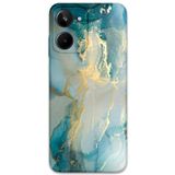 Gramaphone Realme 10 4G Uyumlu Mermer Desenli Telefon Kılıfı + Ekran Koruyucu - 5814