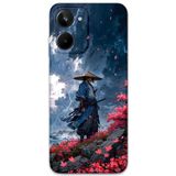 Gramaphone Realme 10 4G Uyumlu Samuray Desenli Telefon Kılıfı + Ekran Koruyucu - 5825